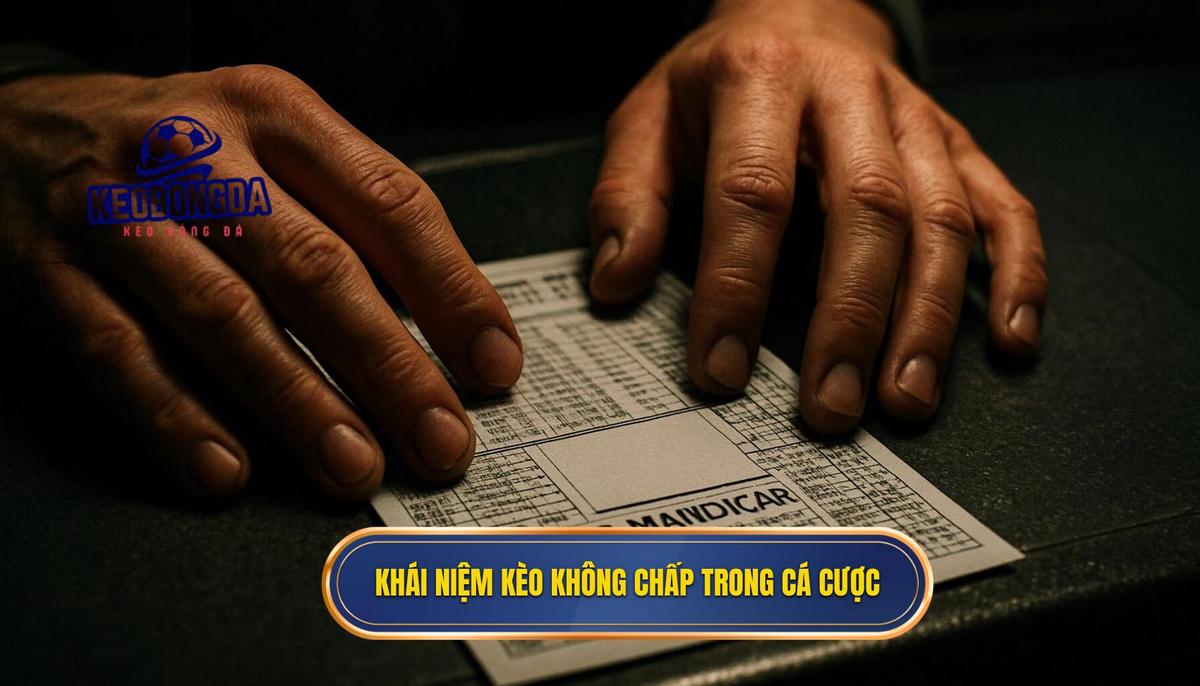 Kèo không chấp và sức hút mãnh liệt trong cá cược bóng đá 1 Khái niệm chuyên sâu về kèo không chấp trong cá cược