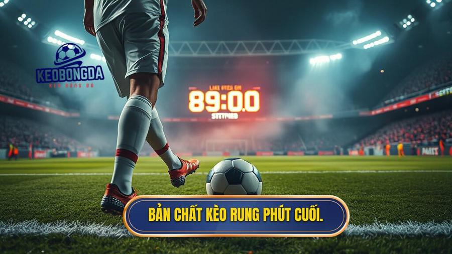 Kinh nghiệm đánh kèo bóng đá rung phút cuối: Nghệ thuật săn thưởng đỉnh cao 1 Bản chất kèo rung phút cuối.