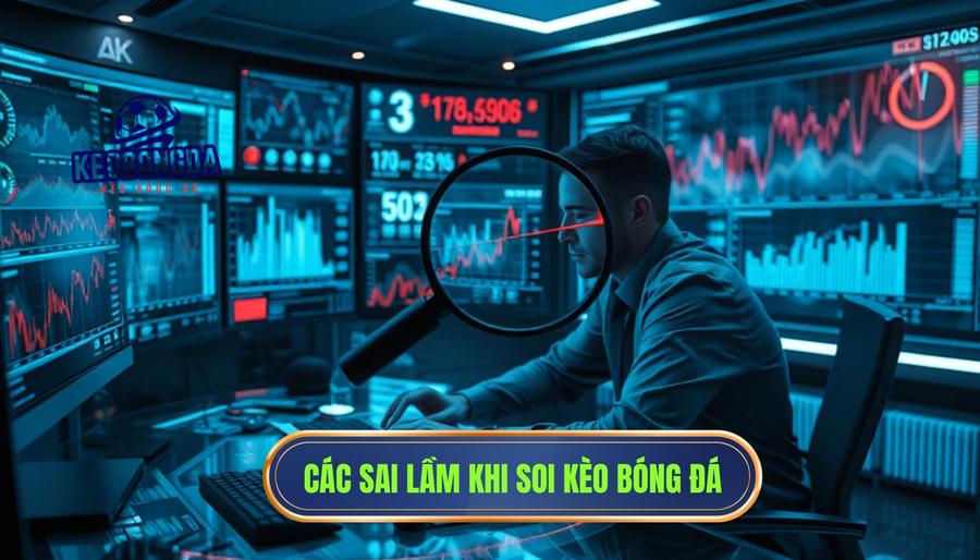 Nhìn kèo là biết kết quả? Sai lầm nhiều người vẫn mắc phải và cái bẫy của nhà cái 2 Phân tích các sai lầm phổ biến khi soi kèo